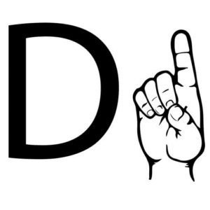 ASL Letter D as in DeToffol